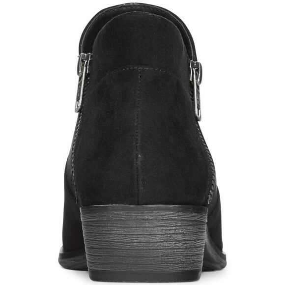 American Rag Abby Fabric Closed Toe Ankle Boot Women's Sz 6.5 Biker Goth Baddie - Picture 3 of 7